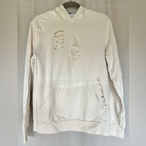 PRICE DROP! Topman Beige “Distressed” Hoodie